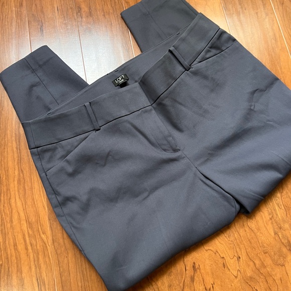 NWOT Loft Plus Marisa Charcoal Gray Dress Pants, Size 18 - Picture 4 of 8